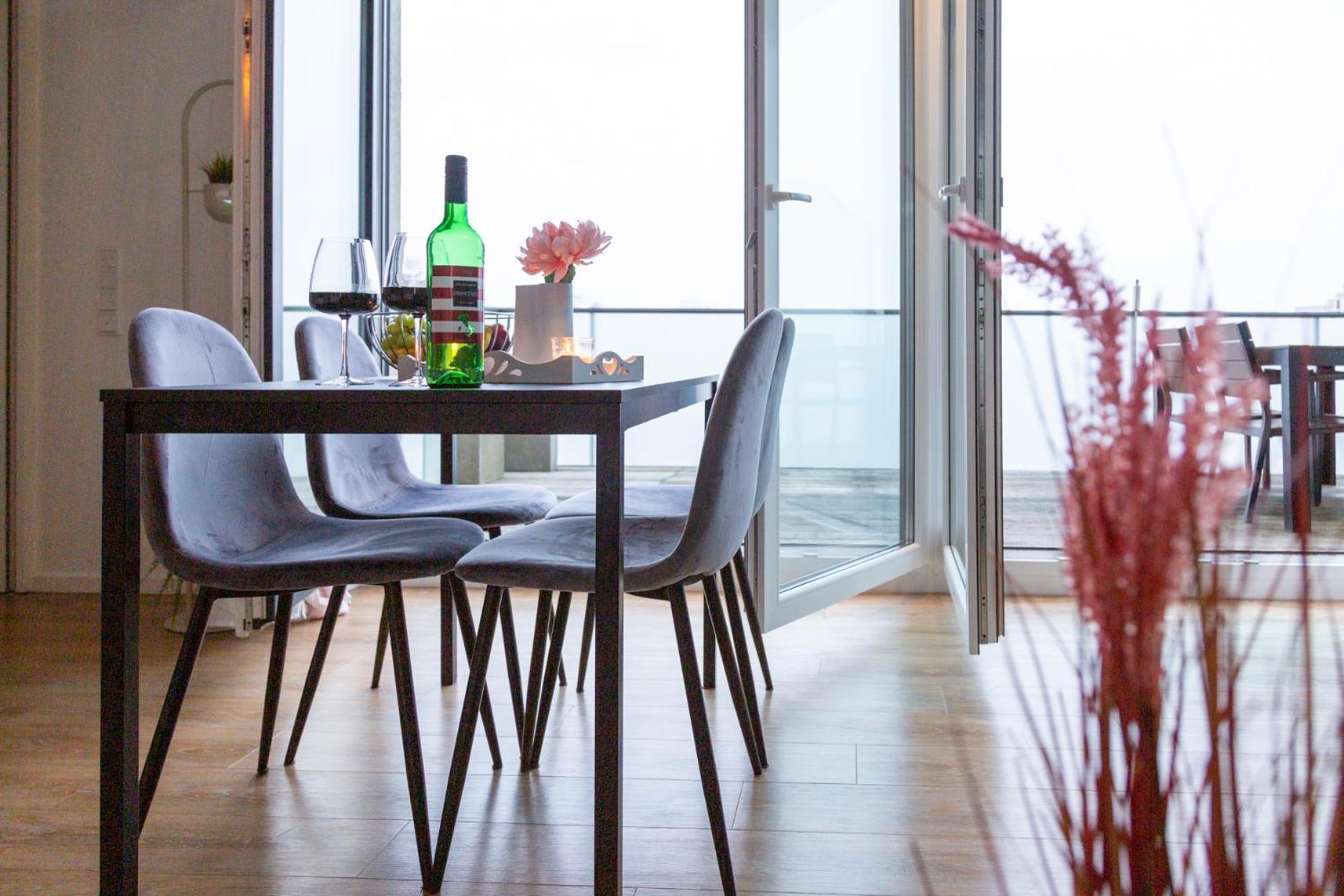 Apartmán Micasa Ol - Modernes Penthouse - Stellplatz - Kueche - Wlan - Dachterrasse Oldenburg Exteriér fotografie
